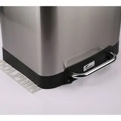 سطل زباله پدالی دلفین مدل Pr-30ltr-ss