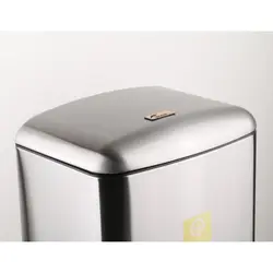 سطل زباله پدالی دلفین مدل Pr-30ltr-ss