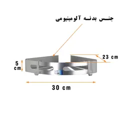 قفسه حمام دلفین مدل FK-1-bl