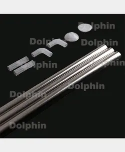 میله پرده حمام مدل U سایز 90x90