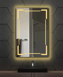 آینه سرویس بهداشتی دلفین مدل N-7050-form 4