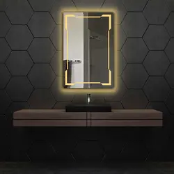 آینه سرویس بهداشتی دلفین مدل N-7050-form 4