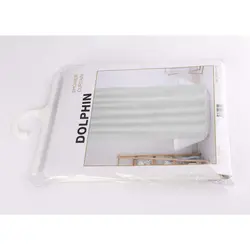 پرده حمام دلفین مدل EV-1619 سایز 180x200 سانتی متر