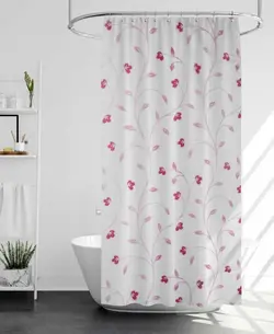 پرده حمام پیسو مدل BZ-39 سایز 180×200 سانتی متر