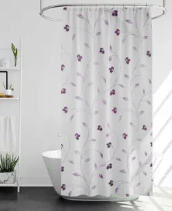 پرده حمام پیسو مدل BZ-42 سایز 180×200 سانتی متر