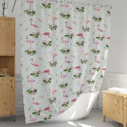 پرده حمام دلفین مدل EV-9888 سایز 180x200سانتی متر