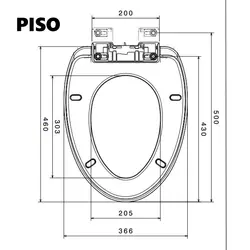 در توالت فرنگی پیسو مدل c15