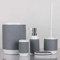 ست سرویس بهداشتی 5 پارچه دلفین مدل FN-22007