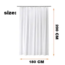 پرده حمام پیسو مدل BZ-51 سایز 180×200 سانتی متر