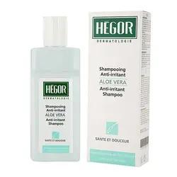 شامپو آلوئه ورا ضد خارش، التیام بخش و رفع حساسیت پوست سر هگور HEGOR