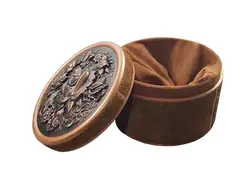 جا جواهری گرد رویه مسی سایز 15 | محصولات چرم | فروشگاه اینترنتی دونامال