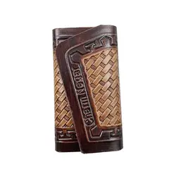 جاکلیدی چرم طرح حصیری401126