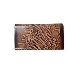 جاکلیدی چرمی طرح سیاه مشق | خرید انواع جا کلیدی چرم در فروشگاه اینترنتی دونامال