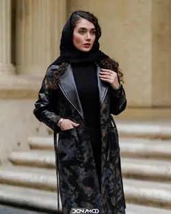 مانتو سوئیت پوست ماری طوسی طلایی