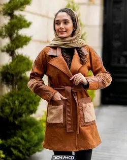 مانتو سوئیت خامه دوزی آجری
