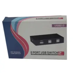 هاب سوئیچ 2 پورت پرینتر دستی وی نت مدل V-SWUSBM02 - دنیا کامپیوتر