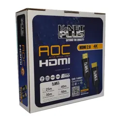 کابل فیبر نوری HDMI کی نت پلاس مدل KP-CHAOC300 طول 30 متر - دنیا کامپیوتر