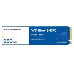 حافظه SSD اینترنال وسترن دیجیتال مدل Blue sn570 ظرفیت 250 گیگابایت - دنیا کامپیوتر