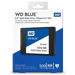 حافظه SSD اینترنال وسترن دیجیتال مدل WD Blue ظرفیت 500 گیگابایت - دنیا کامپیوتر
