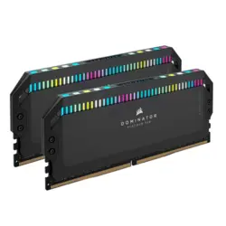 رم کورسیر مدل DOMINATOP PLAINUM RGB 32GB Dual 6200MHz CL36 DDR5 - دنیا کامپیوتر