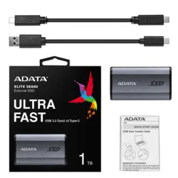 حافظه SSD اکسترنال ای دیتا مدل ADATA Elite SE880 با ظرفیت 500 گیگابایت