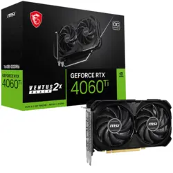 کارت گرافیک ام اس آی مدل MSI GeForce RTX 4060 Ti VENTUS 2X BLACH 16G OC