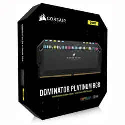 رم کامپیوتر دوکاناله 32 گیگابایتی کورسیر دومینیتور پلاتینیوم آر جی بی مدل CORSAIR DOMINATOR PLATINUM RGB