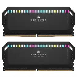 رم کامپیوتر دو کاناله 64 گیگابیتی کورسیر دومینیتور پلاتینیوم آر جی بی مدل CORSAIR DOMINATOR PLATINUM RGB 64G 5200 DDR5