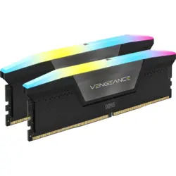 رم کامپیوتر دوکاناله 32 گیگابایتی کورسیر ونجنس آر جی بی مدل CORSAIR VENGEANCE RGB 32G 6000 DDR5