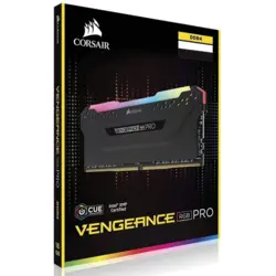 رم کامپیوتر دوکاناله 32 گیگابایتی کورسیر ونجنس آر جی بی پرو مدل CORSAIR VENGEANCE RGB PRO 32G 3200 DDR4