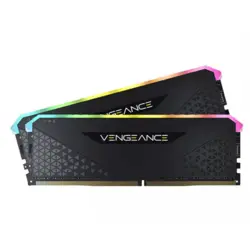رم کامپیوتر دوکاناله 16 گیگابایتی کورسیر ونجنس آر جی بی پرو آر اس مدل CORSAIR VENGEANCE RGB PRO RS 16G 3200 DDR4