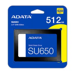 حافظه SSD اینترنال ای دیتا مدل ADATA SU650 با ظرفیت 512 گیگابایت