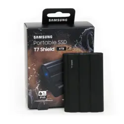 حافظه SSD اکسترنال سامسونگ مدل SAMSUNG T7 SHILD با ظرفیت 4 ترابایت