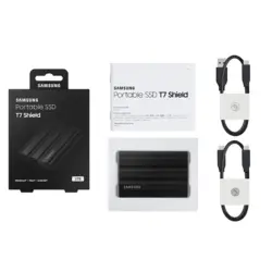 حافظه SSD اکسترنال سامسونگ مدل SAMSUNG T7 SHILD با ظرفیت 2 ترابایت
