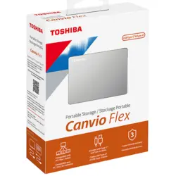هارد اکسترنال توشیبا مدل TOSHIBA CANVIO FLEX با ظرفیت 2 ترابایت