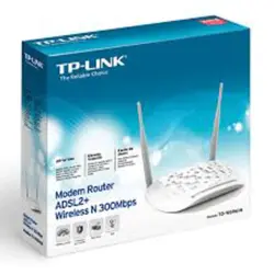 مودم روتر ADSL2 PLUS بی سیم N300 تی پی لینک مدل TPLINK TD-W8961N-V1