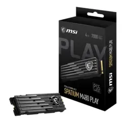 حافظه SSD اینترنال ام اس آی مدل MSI SPATIUM M480 PCLE 4.0 NVME M.2 PLAY با ظرفیت 2 ترابایت
