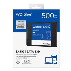 حافظه SSD اینترنال وسترن دیجیتال مدل WESTERN DIGITAL BLUE SA510 با ظرفیت 500 گیگابایت