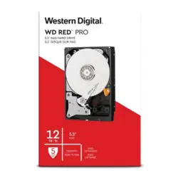 هارد دیسک اینترنال وسترن دیجیتال مدل WESTERN DIGITAL RED PRO با ظرفیت 12 ترابایت