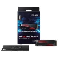حافظه SSD اینترنال سامسونگ مدل SAMSUNG 990PRO WITH HEATSINK با ظرفیت 1 ترابایت