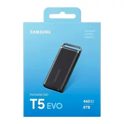 حافظه SSD اکسترنال سامسونگ مدل SAMSUNG T5 EVO با ظرفیت 8 ترابایت