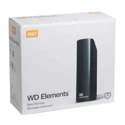 هارد دیسک اکسترنال وسترن دیجیتال مدل WESTERN DIGITAL ELEMENTS DESKTOP با ظرفیت 8 ترابایت