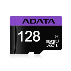 کارت حافظه microSDHC ای دیتا کلاس 10 استاندارد UHS-I U1 سرعت 80MBps مدل Premier ظرفیت 128 گیگابایت