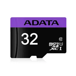 کارت حافظه microSDHC ای دیتا کلاس 10 استاندارد UHS-I U1 سرعت 80MBps مدل Premier ظرفیت 32 گیگابایت