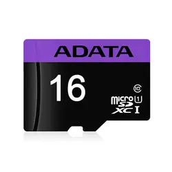 کارت حافظه microSDHC ای دیتا کلاس 10 استاندارد UHS-I U1 سرعت 80MBps مدل Premier ظرفیت 16 گیگابایت