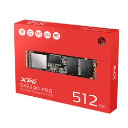 حافظه SSD اینترنال ای دیتا مدل XPG SX8200 ظرفیت 512 گیگابایت