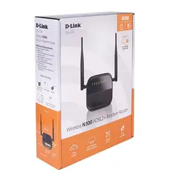 مودم روتر بی سیم N300 ADSL2 Plus دی لینک مدل DSL-124 New