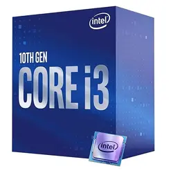 پردازنده مرکزی اینتل سری Coffee Lake مدل Core i3-10100F Tray