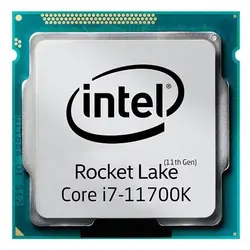 پردازنده مرکزی اینتل سری Rocket Lake مدل Core i7-11700K Tray