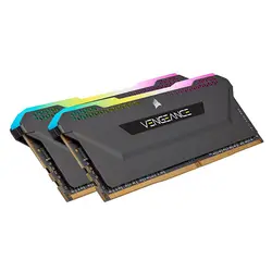 رم دسکتاپ کورسیر (3600MHz DDR4 CL18) مدل Vengeance RGB Pro SL ظرفیت 16 گیگابایت